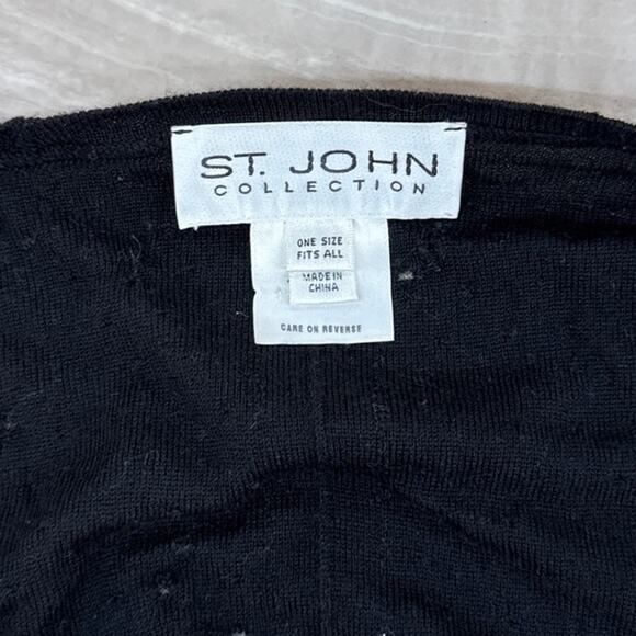 St. John Collection Butterfly Wing Open Cardigan 100% Wool One Size Fits All - Picture 3 of 10